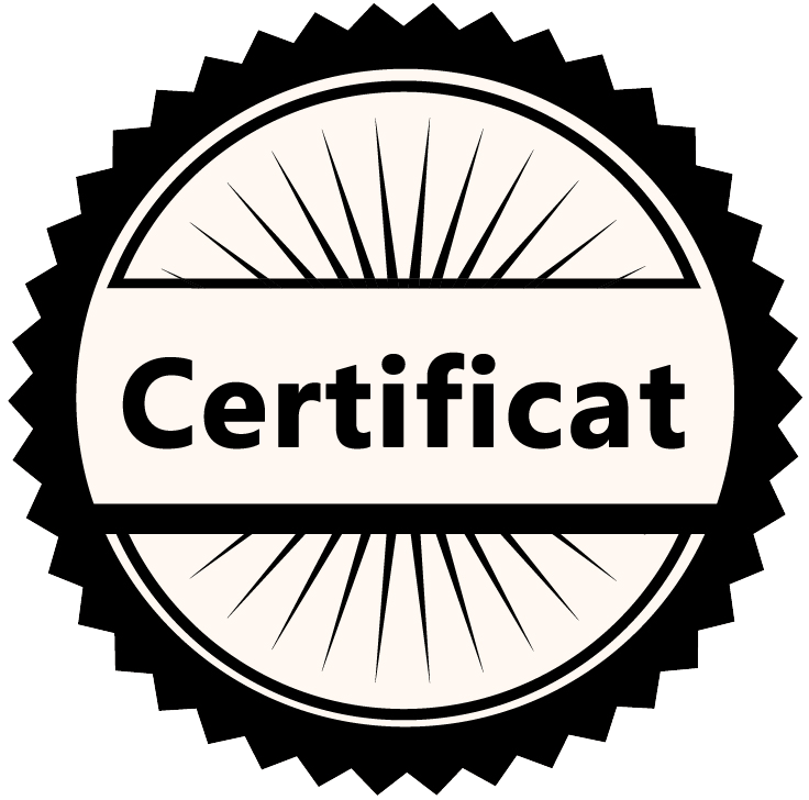 Badge de certification...